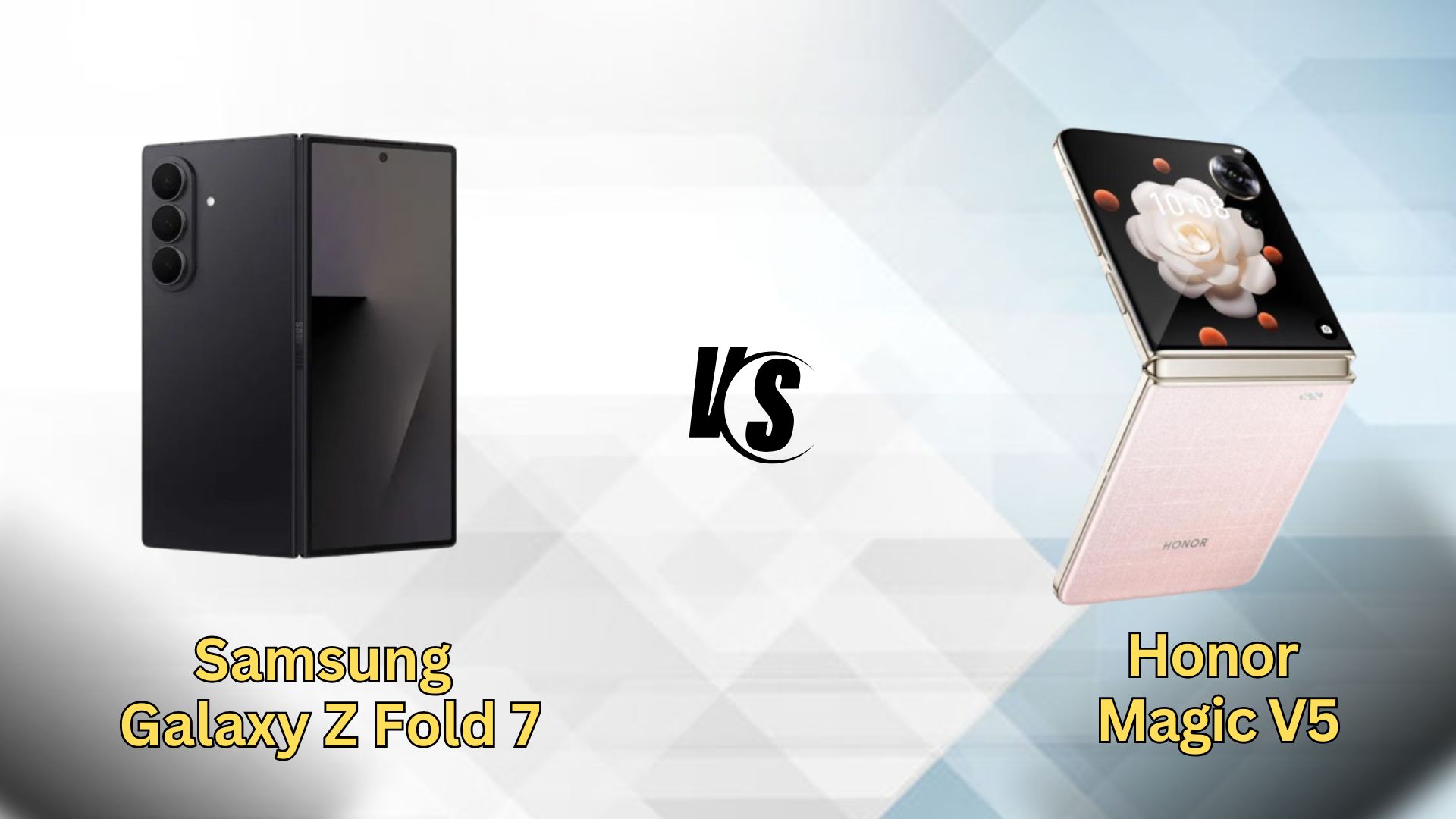 Foldable Flagship Face-Off: Samsung Galaxy Z Fold 7 vs Honor Magic V5