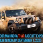 Updated 3-Door Mahindra Thar Facelift Expected to Launch in India on September 1, 2025