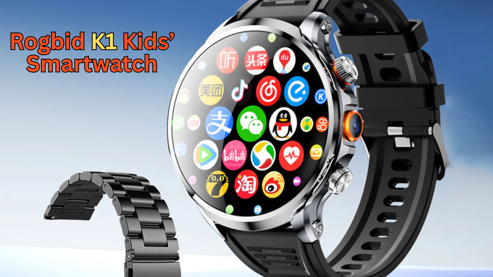 Rogbid K1 Kids’ Smartwatch Launch: 4G, AMOLED Display, GPS, Camera, and 7-Day Battery for $69.99